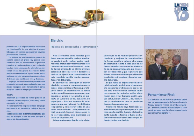 CIENCIA DEL YO: Lección 4 CIENCIA DEL YO: Lección 4