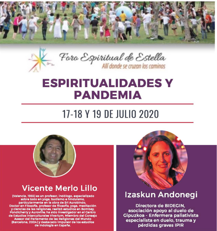 Foro Espiritual de Estella 2020 / Nueva sede y programa definitivo (Comunicación nº 3) / 17, 18 y 19 de Julio Foro Espiritual de Estella 2020 / Nueva sede y programa definitivo (Comunicación nº 3) / 17, 18 y 19 de Julio