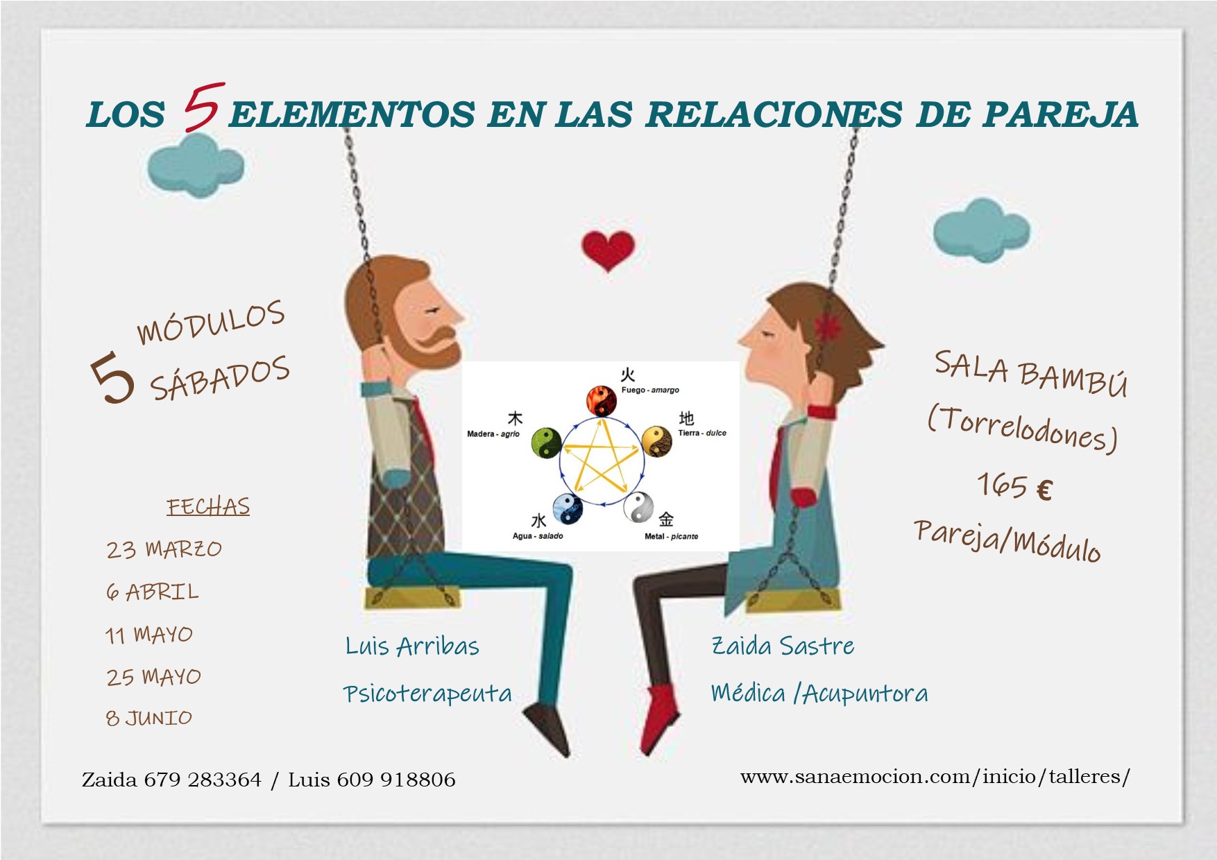Crecer en pareja: Los 5 elementos en la pareja Crecer en pareja: Los 5 elementos en la pareja