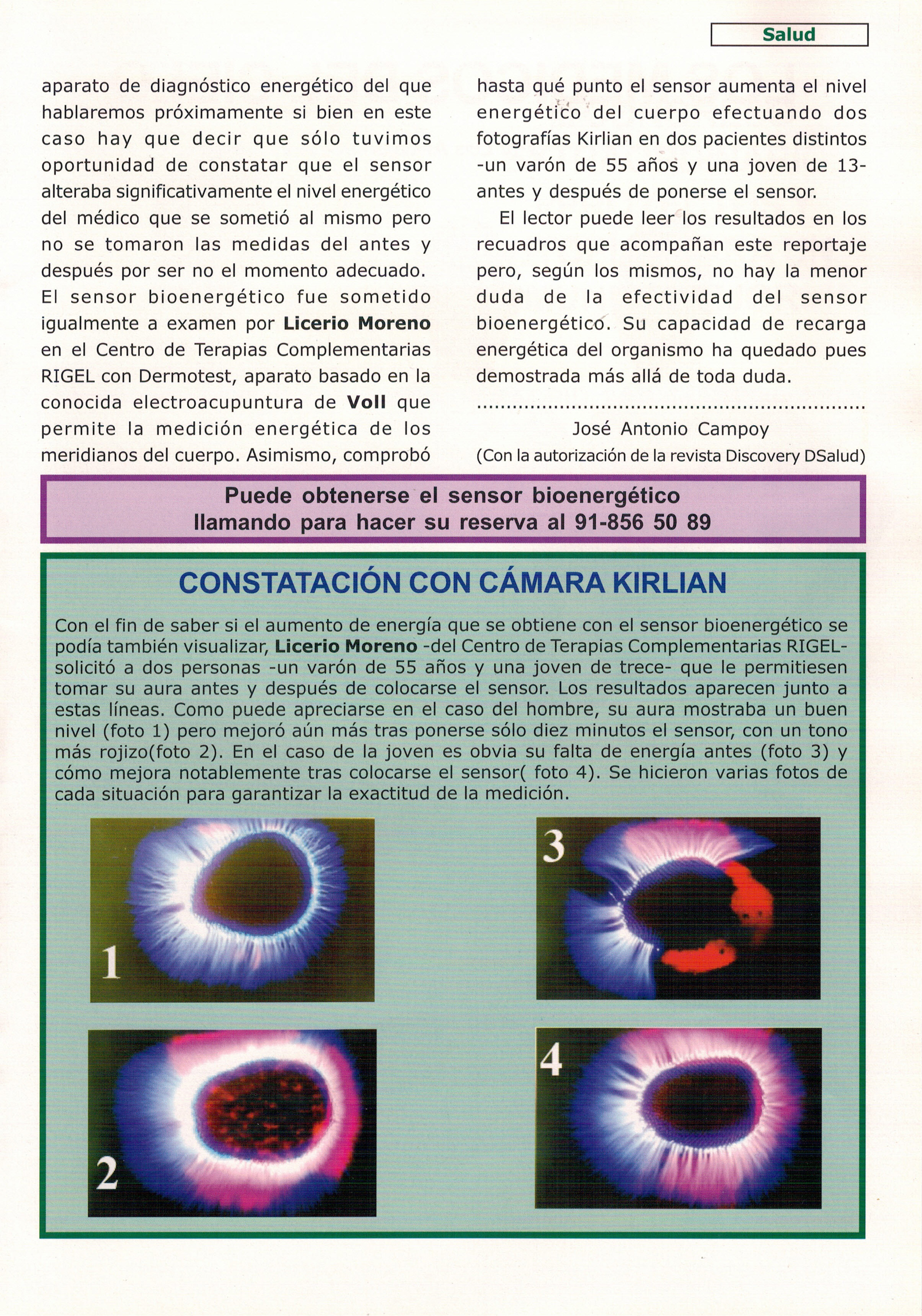 ¡OFERTA DE SENSORES BIOENERGÉTICOS!