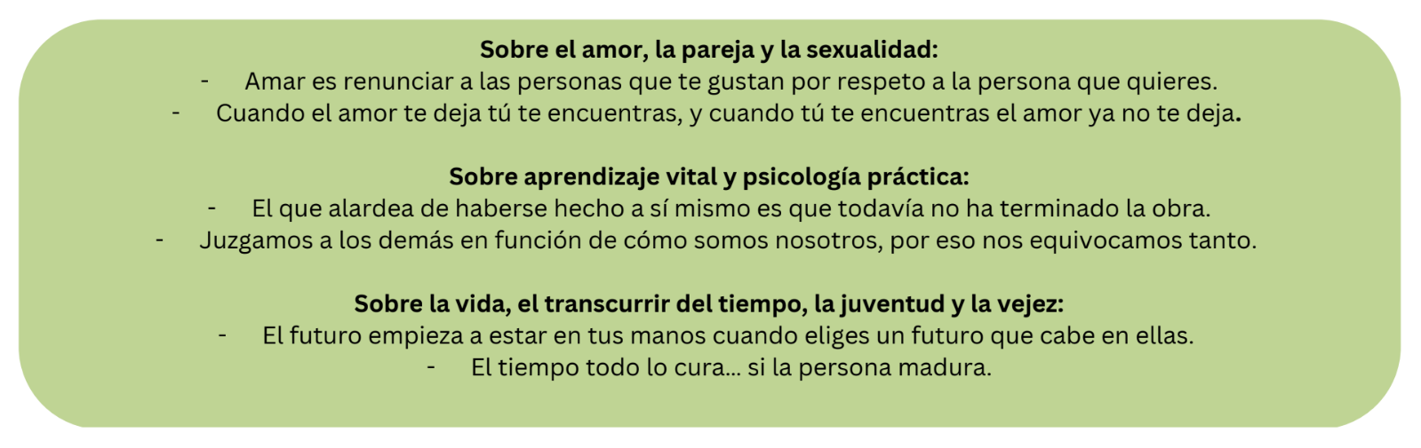 Mis mejores pensamientos