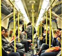En el metro