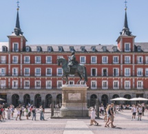 Caminar por Madrid mirando al frente