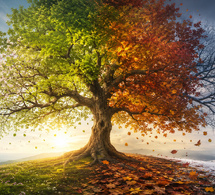 Las hojas hablan cuando el árbol respira